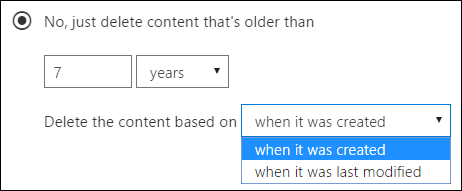 delete content