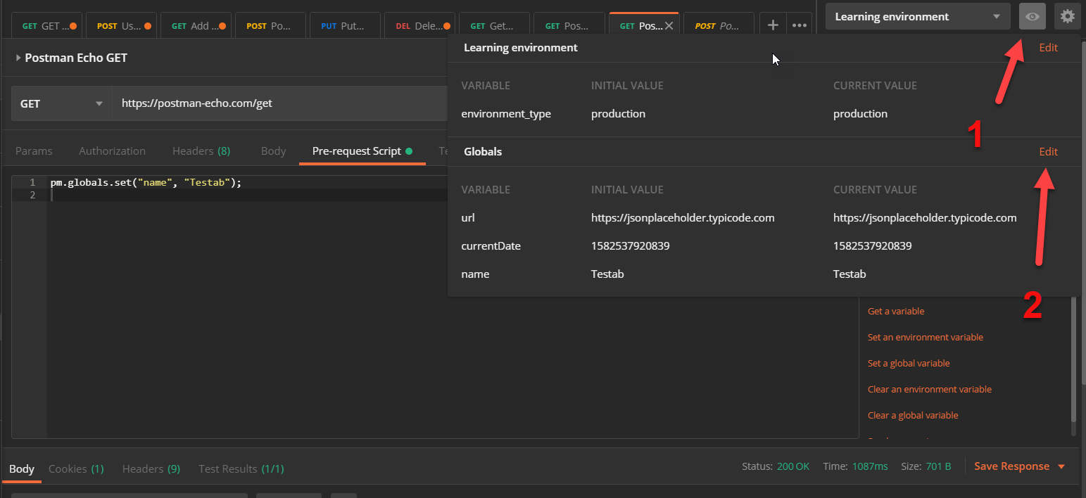 Global Variable Manually