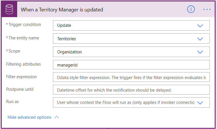 this image shows Data Service or Dynamics 365. Common Data Service