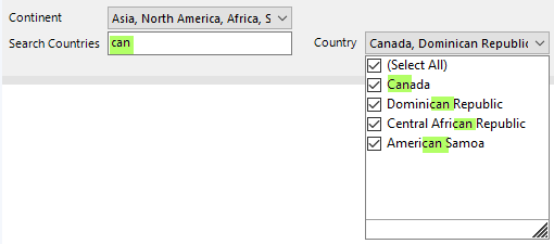 this image shows the DAX function Search -Cascading Parameters