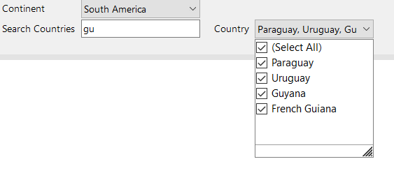 Search Countries