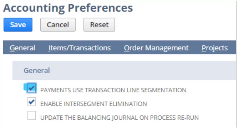 payments Use Transaction Line Segmentation