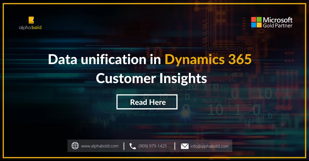 Data unification in Dynamics 365 Customer Insights