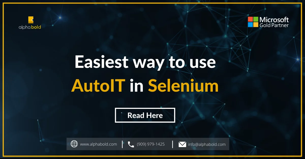 Easiest way to use AutoIT in Selenium