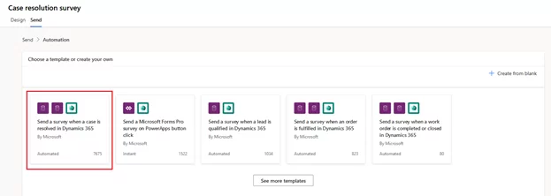 Send a survey when a case is resolved in Dynamics 365