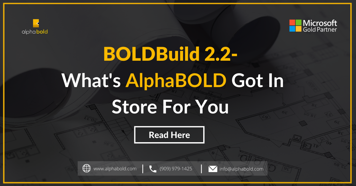 BOLDBuild 2.2 What’s has AlphaBOLD got in store for you