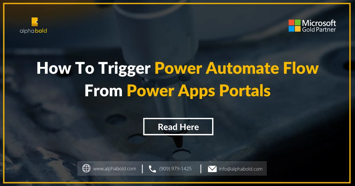 Triger power automate flow can be used in the power apps portal. Power automate flows can be used to trigger a classic workflow in the power apps portal.