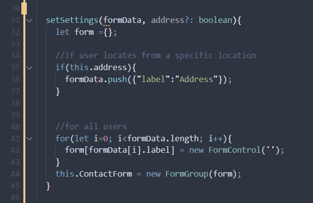 Create a function in app.component.ts 