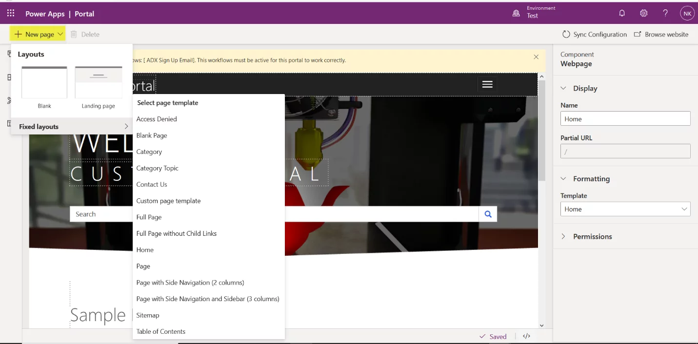 power apps portal