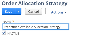 order allocation strategy