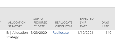 Allocation Calculations