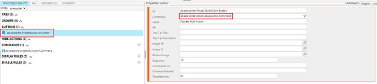 THIS IMAGE SHOWS Rename the button via the Label field if desired