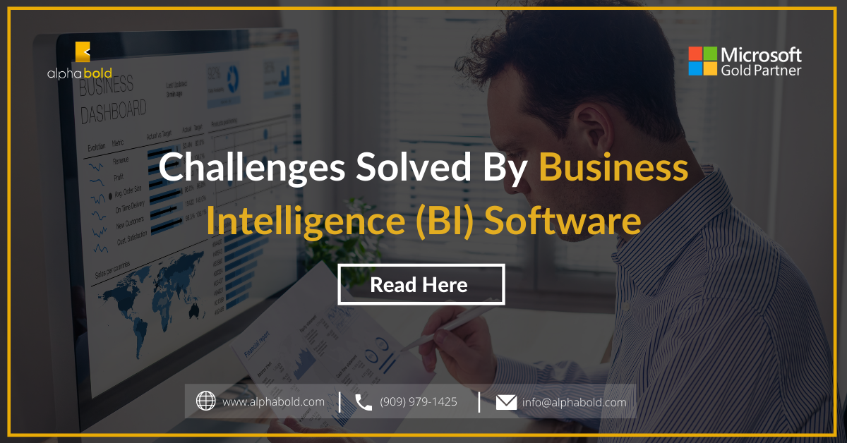 5 Challenges Solved by Business Intelligence Software