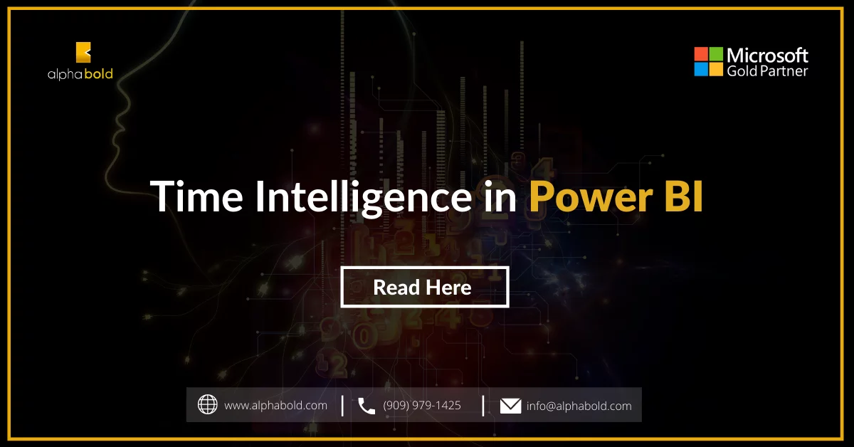 Infographics show the time Intelligence in Power BI