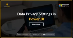 This image shows Data Privacy Settings in Power BI (Business Intelligence)