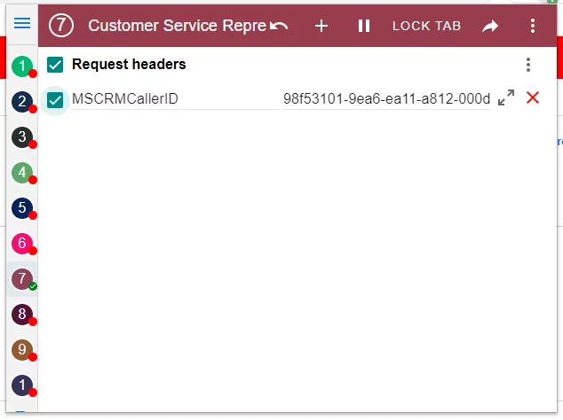 this image shows' the Mod Header Limitations when Impersonate a Dynamics CRM