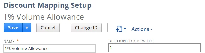 Discount Logic Value | Discount Mapping Setup