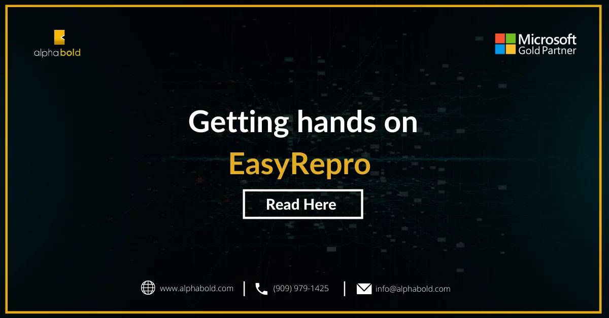 Getting hands on EasyRepro