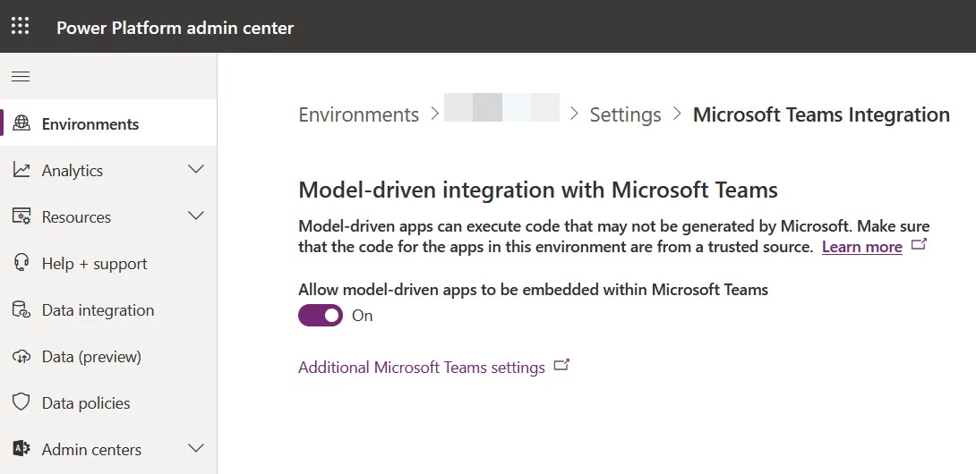 Microsoft Teams Integration