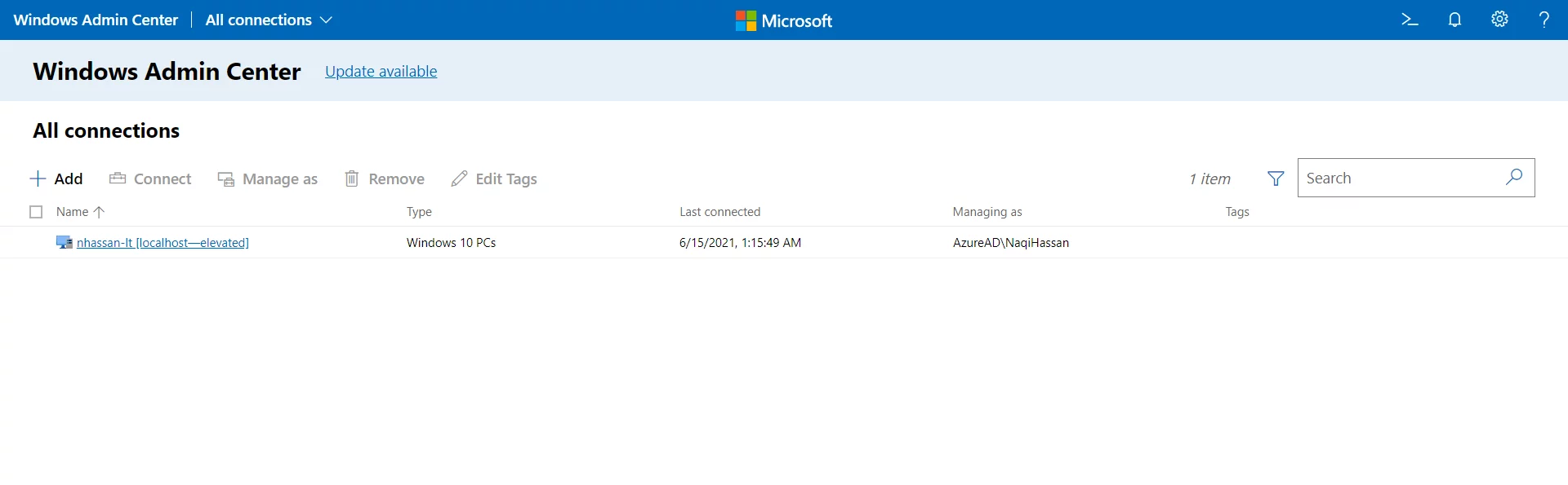 Windows Admin Center