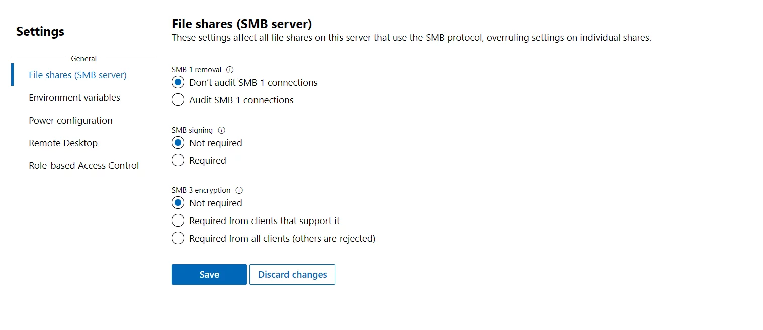 File Shares (SMB Server) 