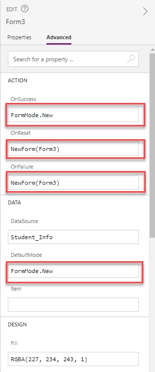 Infographics show Change Form mode from Edit to New