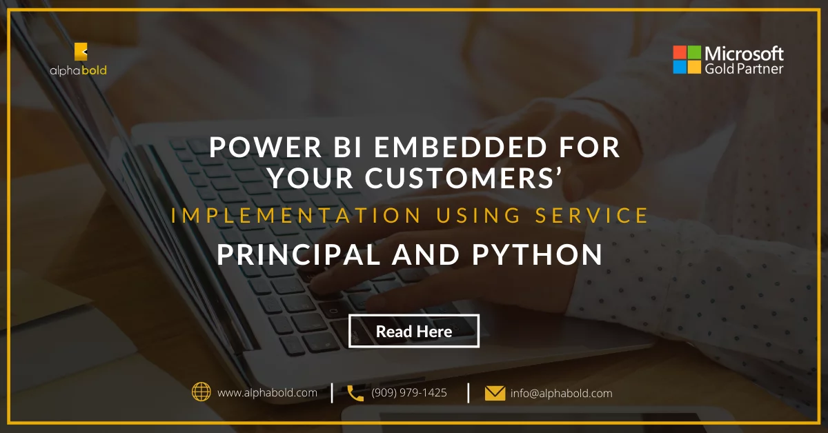 this image shows the Implementing Power BI Embedded with Python