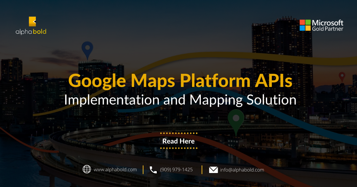 Google Maps API Implementation and Mapping Solution