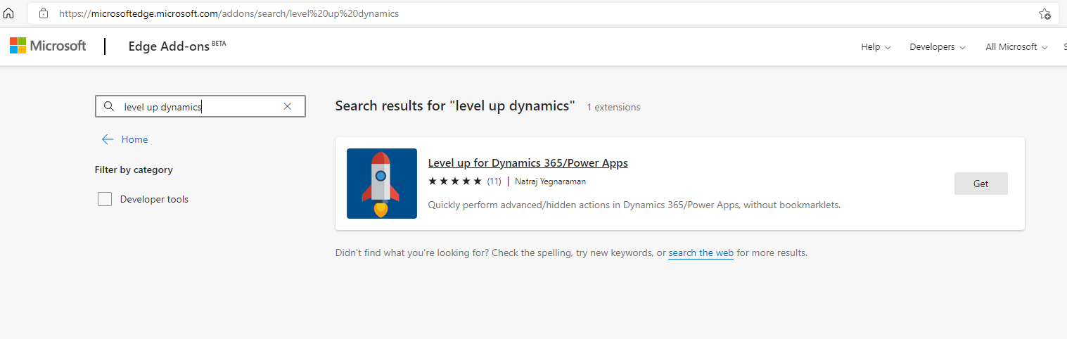 this image shows Level Up for Dynamics 365