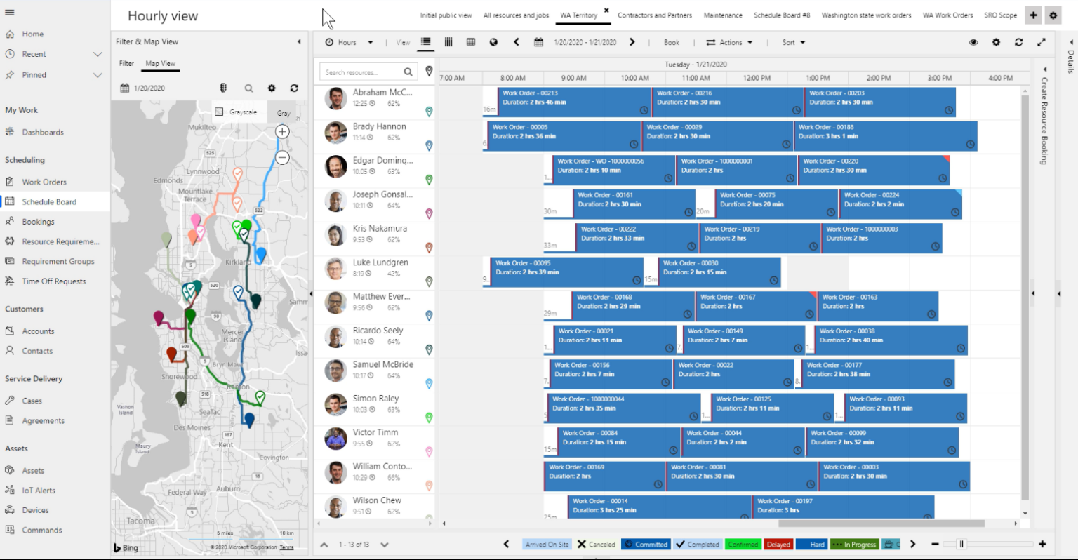 Tailored Search for Field Service Schedule Board! Top Microsoft