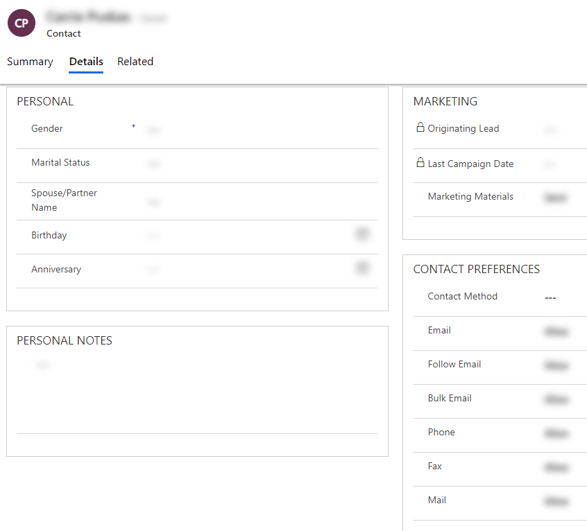this image shows creating a new dummy record