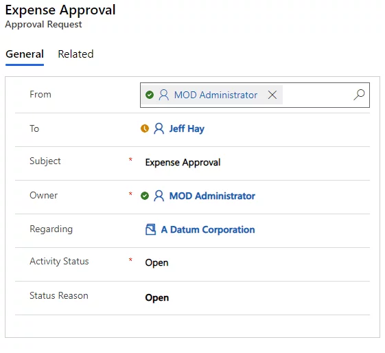 Adaptive Cards expenses approval