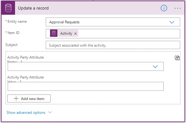 this image shows Activity Status and Status Reason