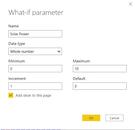 What if parameter