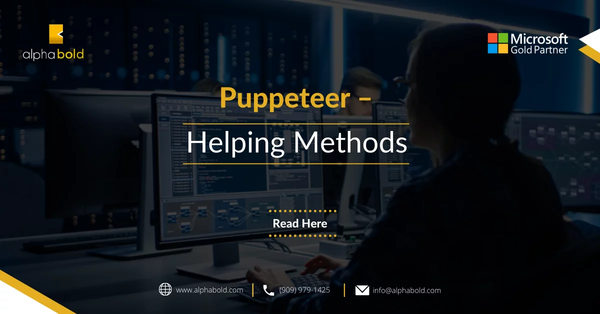 Puppeteer – Helping Methods