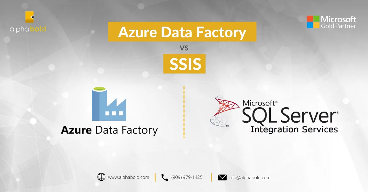 This image shows Azure Data Factory VS SSIS