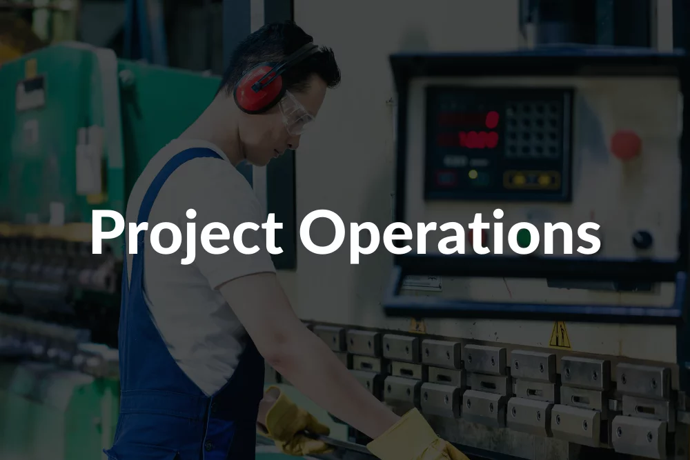 Infographics show the Project-Operations