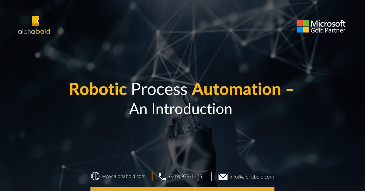 Robotic Process Automation – An Introduction