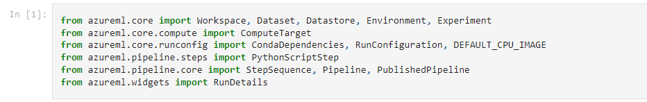 Step 1: Importing Machine Learning Libraries required for Batch Inference Pipeline