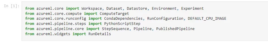 Step 1: Importing Machine Learning Libraries required for Batch Inference Pipeline 