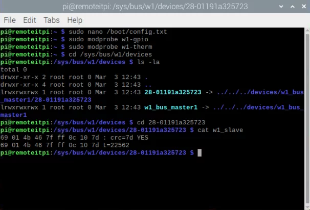 this image shows sensor is working - Smart Temperature Monitoring System