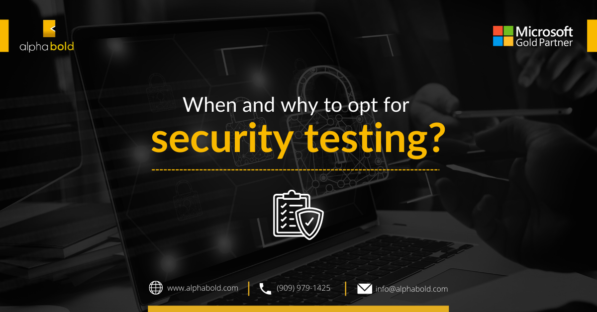 When and why to opt for security testing?