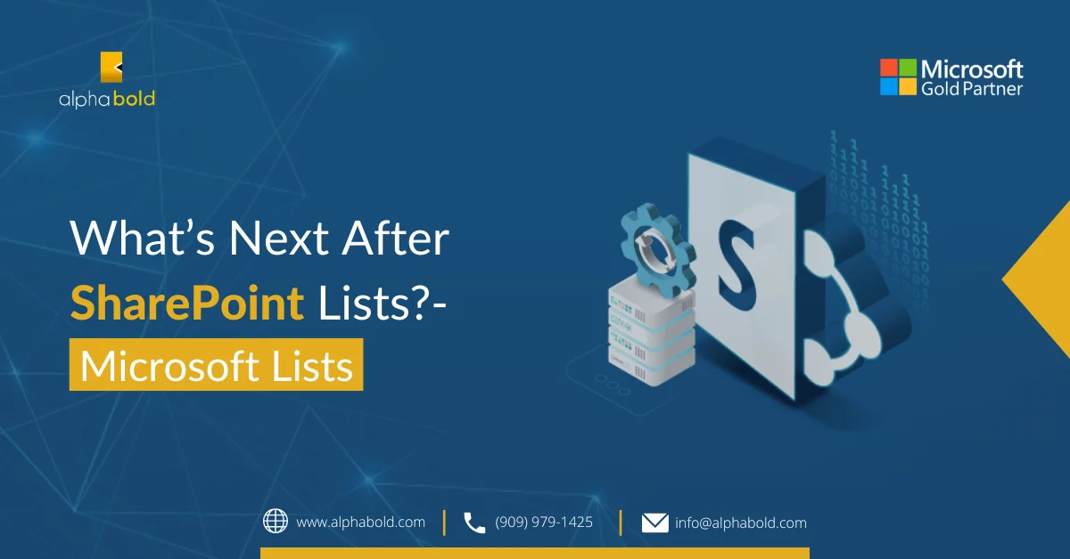 Infographics show What’s Next After SharePoint Lists? - Microsoft Lists