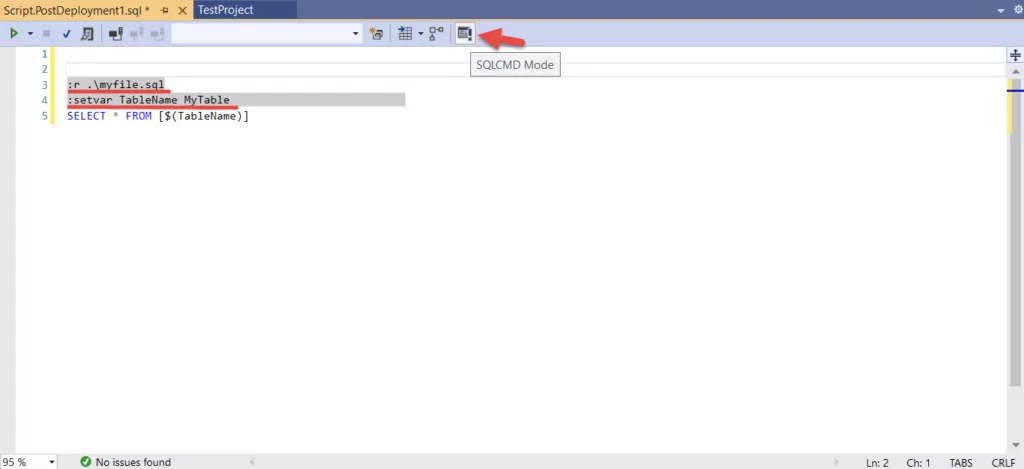 This image shows the T-SQL And SQLCMD Statements