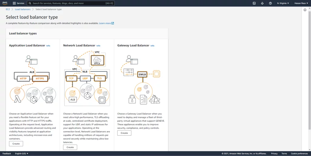 this image shows Target type should be the IP address type