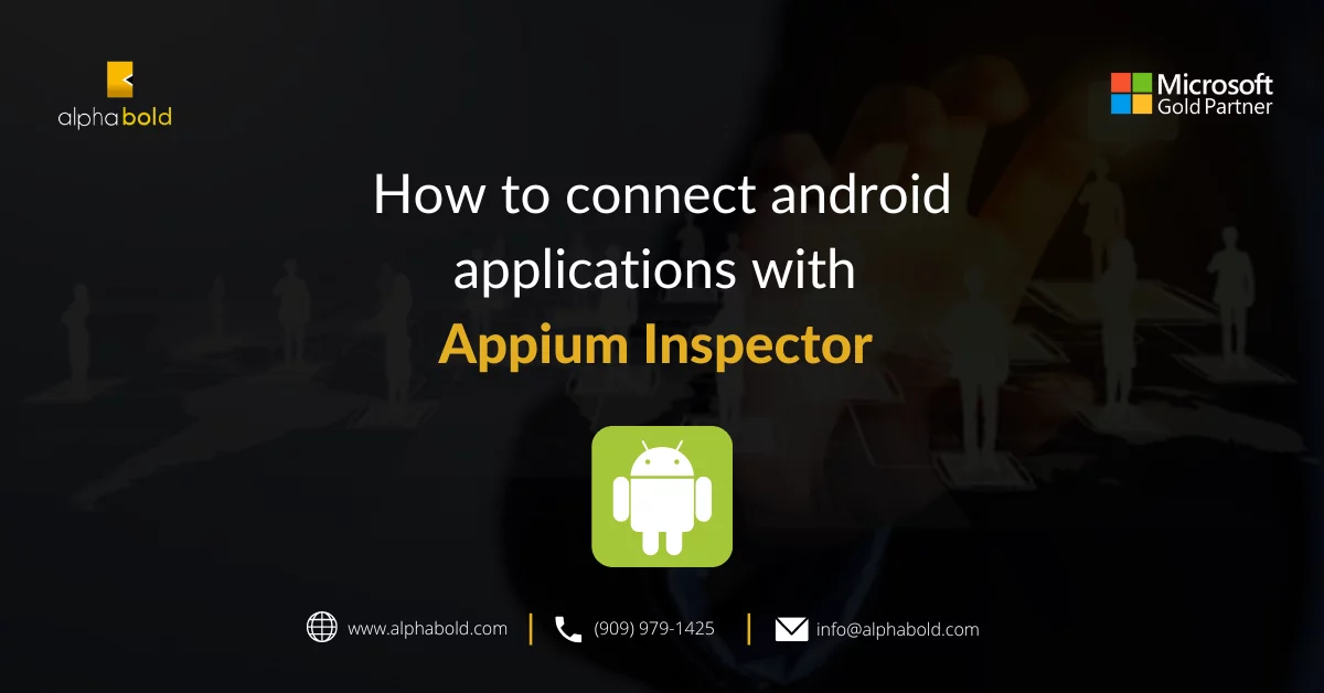 connect android applications with Appium Inspector