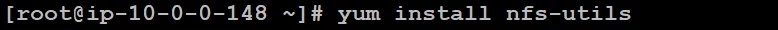 Infographic show Install nfs-utils in our instance