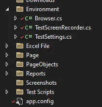 this image shows the Setting Up The Automation Framework - automation test cases with C# and NUnit in Selenium