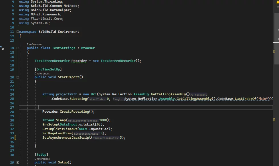 this image shows the NUnit framework - automation test cases with C# and NUnit in Selenium