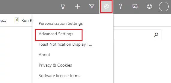 Infographics show navigate to the Advanced Settings section